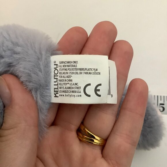 Kellytoy Bunny Rabbit Plush Lovey Security Blanket 18" Soft Crinkle Rattle - Picture 4 of 8